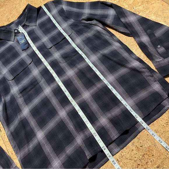 Abercrombie & Fitch Soft A&F Collection Plaid Flannel Button Down Shirt NWT XL - Picture 11 of 13